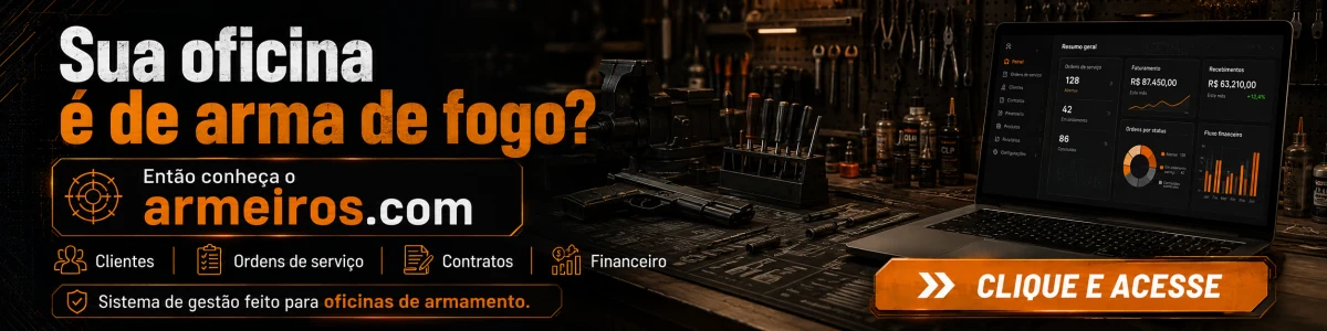 Sua oficina é de arma de fogo?